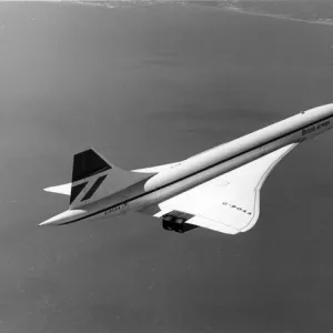 Concorde G-BOa in British Airways markings