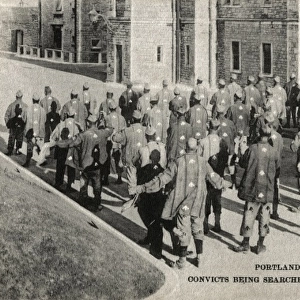 Convicts being searched, Portland Prison, Dorset