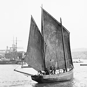 Cornish fishing boat Victorian period