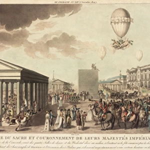 Coronation of Napoleon, with balloon