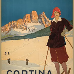 Veneto Photographic Print Collection: Cortina dAmpezzo