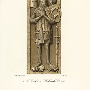 Costume of Albrecht von Hohenlohe, died 1319