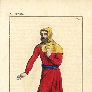 Costume of the common man, 11th century