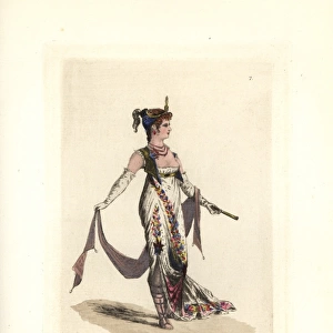 Costume of Egle, merveilleuse in the fashion of 1798