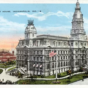 Court House, Indianapolis, Indiana, USA Date: circa 1920