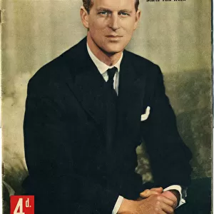 Front cover of Illustrated magazine featuring a photograph of Prince Philip