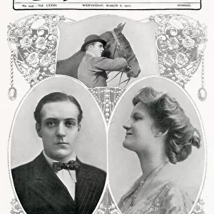 Front cover of The Sketch reporting on the marriage of Mrs Stirling