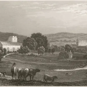 Cowbridge, South Glamorganshire, Wales - Vintage Print Cowbridge, South Glamorganshire, Wales - Vintage Print