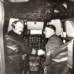 Cpt Stanley Key with Cosmonaut Major Yuri Alekseyevich Gagar