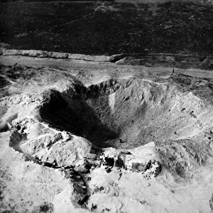 Mine crater