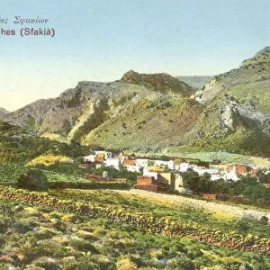 Crete, Greece, Village of Komitadhes (Sfakia)