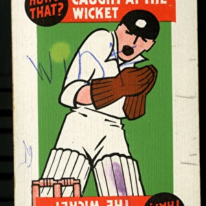 Cricket - Run-It-Out card game - Caught at the Wicket