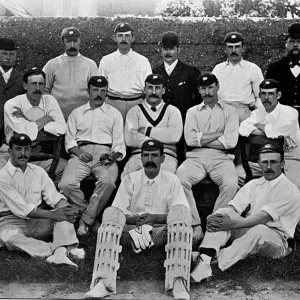 Yorkshire Cricket Team Print, 1887 Yorkshire Cricket Team Print, 1887