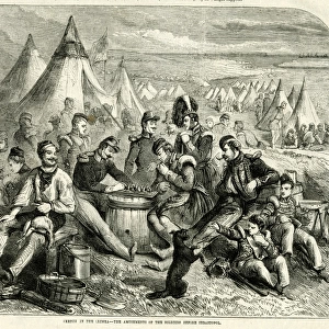 Crimean War, playing chess before Sebastopol
