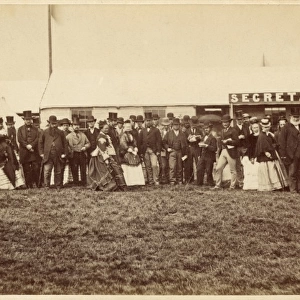 Crowd at a Horse Racing Meeting