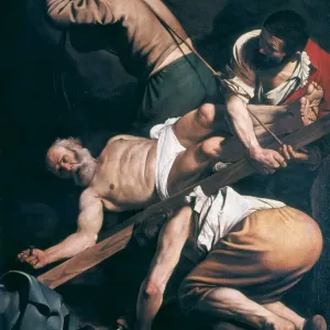 The Crucifixion of St. Peter Print by Caravaggio The Crucifixion of St. Peter Print by Caravaggio