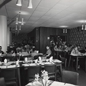 Cubs and Scouts in refectory, Baden Powell House, London