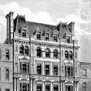Daily Telegraph Offices, Fleet Street, 1882