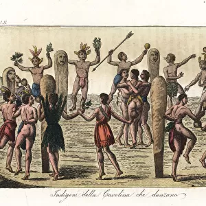 Dance of the Powhatan Native Americans of