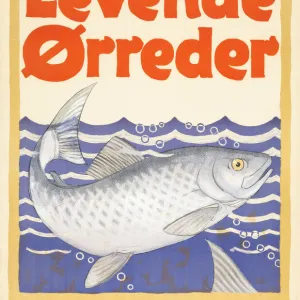 Danish poster, Oscar Fredericksen Fish House