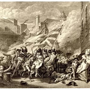 Death of Major Peirson at St Helier, Jersey