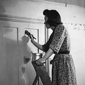 Decorating a Door / 1940S