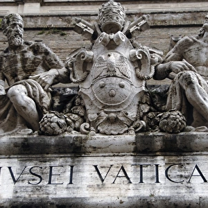 Decoration. Exit door. Vatican Museums