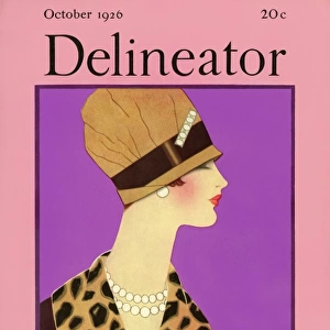 Delineator cover October 1926 by Helen Dryden