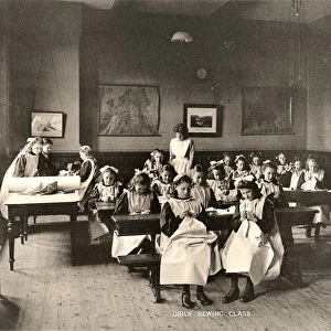 Derby Railway Servants Orphanage - Sewing Class