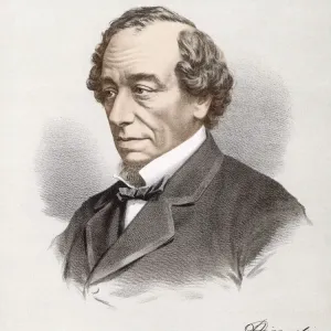 Benjamin Disraeli Print - Portrait of the Earl of Beaconsfield