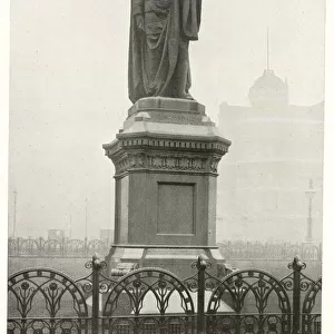 Disraeli statue, Parliament Square, London