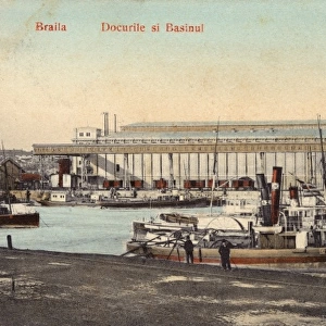 Docks and Basin at Braila, Romania
