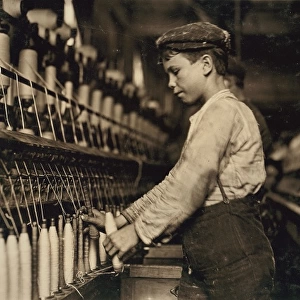 A doffer boy in Globe Cotton Mill, Augusta, Ga