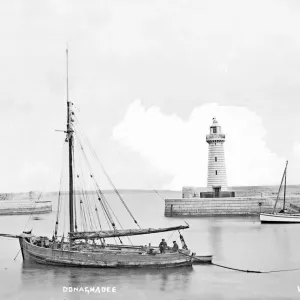 Early 20th Century Print of Donaghadee, Northern Ireland