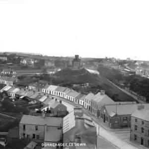 Early 20th Century Panoramic Print of Donaghadee, Co. Down