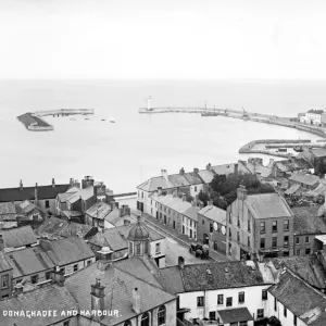 Donaghadee and Harbour Print - Early 1900s Northern Ireland