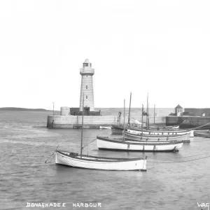 Donaghadee Harbour Print - Early 1900s, Northern Ireland