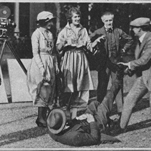 Donald Crisp filming The Princess of New York (1921)