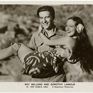 Dorothy Lamour and Ray Milland