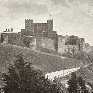 Dover Castle from Connaught Park, Kent