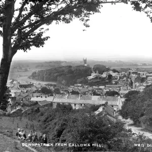 Downpatrick desde la Ladera de los Ahorcados.