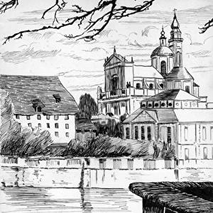 Drawing by Harold Auerbach, Solothurn, Switzerland