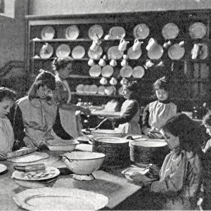 Drury Lane Day Industrial School, London - Preparing Dinner