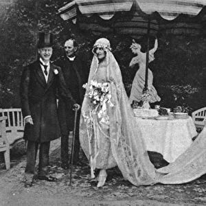 Duke of Marlborough and Gladys Deacon on wedding day