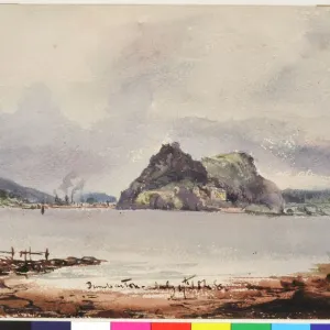 Dumbarton Dumbarton Print, 1848 by James Moore