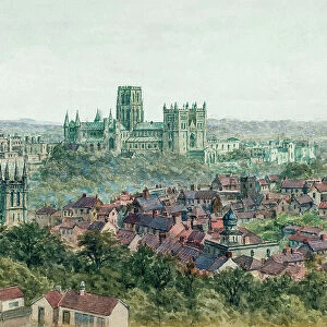 Durham, County Durham, viewed from Wharton Park