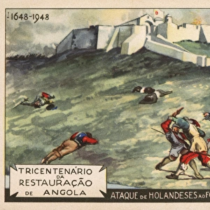 Dutch attack on Fortress of Muxima, Angola