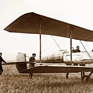 An early British military aeroplane, early 1900s