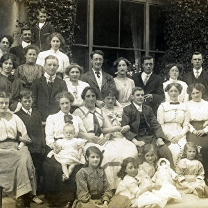 Edwardian Group, Thought to be Esher, Surrey