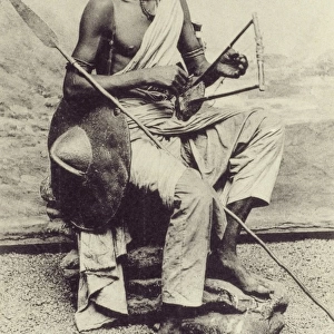 Egypt - Bisharin warrior, Aswan